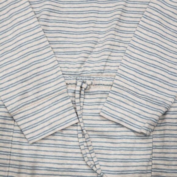 Haven Well Within Cotton Jersey Dress Striped Pockets Coastal Beachy Size L - Picture 6 of 12